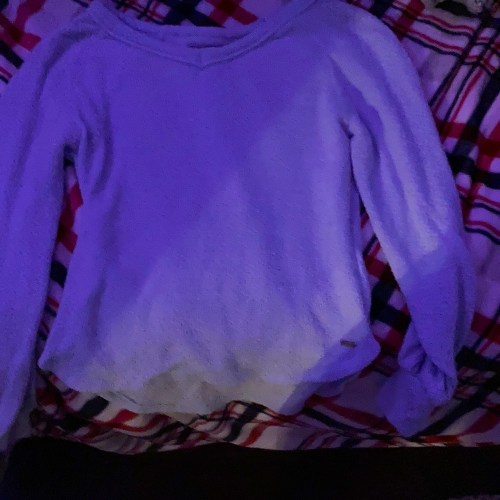 Turquoise Hollister sweater